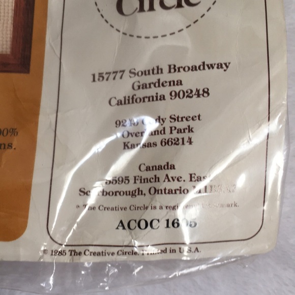 Creative vintage cross-stitch pattern Welcome Sampler & Horn of Plenty - Picture 5 of 6